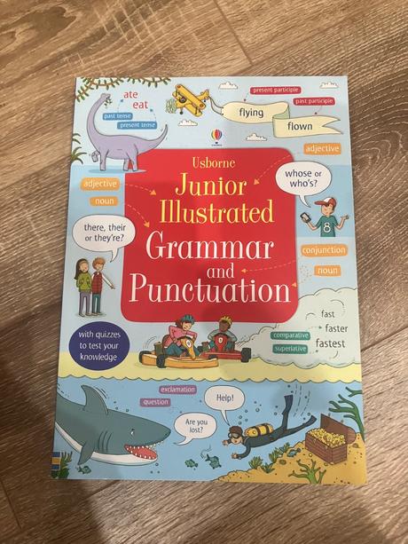 Usborne anglická kniha o gramatike, 