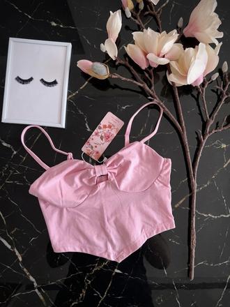 Cukríkový top nový, xs