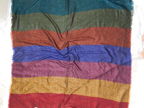 Kvalitná teplá indicka šatka, xl