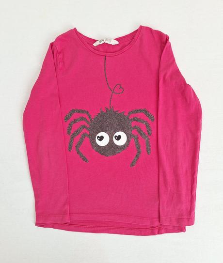 Tričko s pavúkom, h&m,122