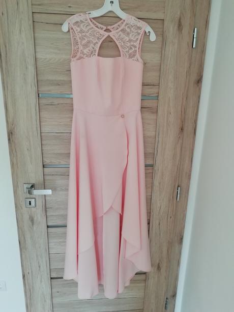 Marhuľkové asymetrické šaty xs, s s bolerkom, s