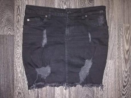 Riflová sukňa h&m, h&m,36