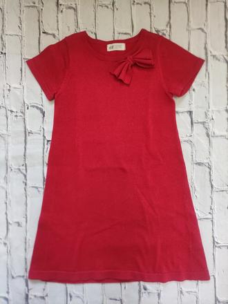 Červené šaty, h&m,122