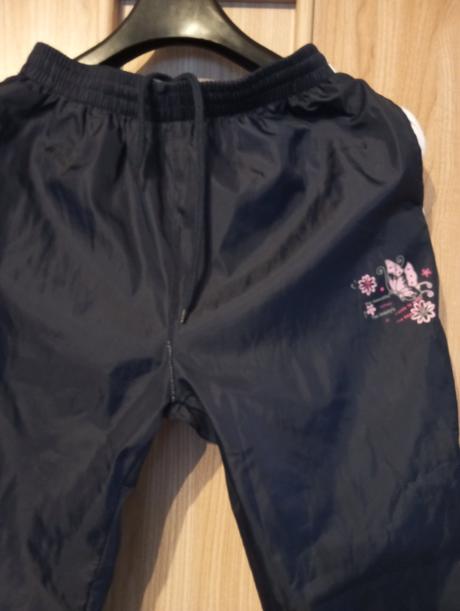 Hrubšie šuštiakové nohavice 158/164, 158