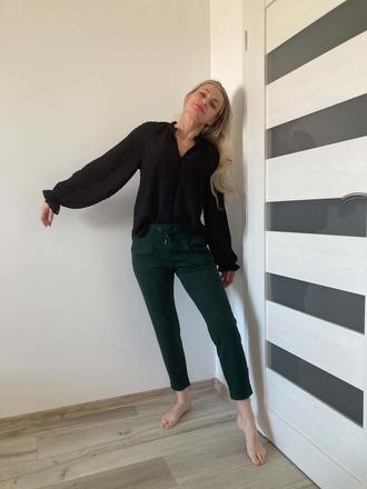 Blúzka padavá vzdušná s/m, zara, zara,s