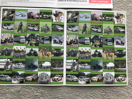Nepoužité pexeso polícia a hračky, 