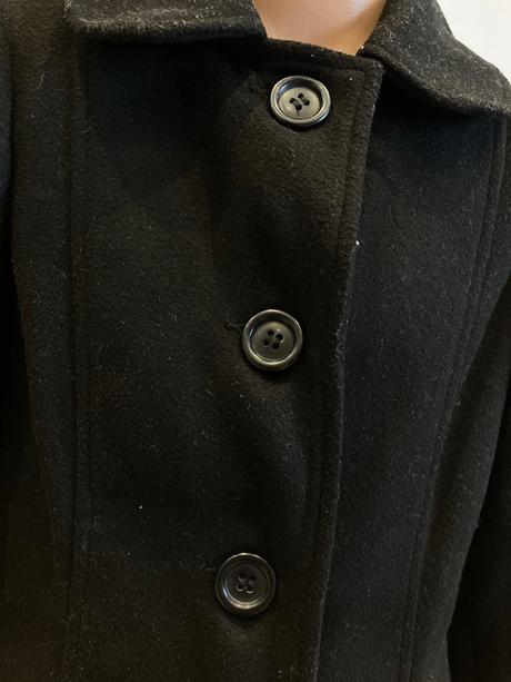 Dievčenský čierny kabát f&f (122), f&f,122