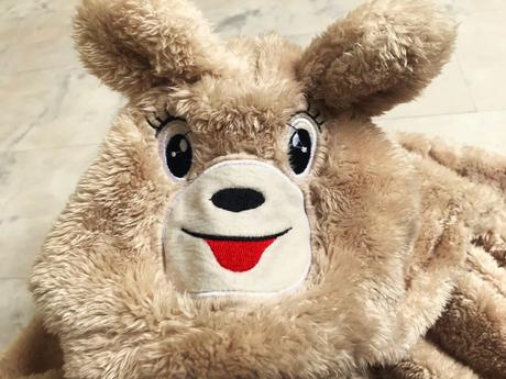 Teplá huňatá bundička 146/152, 146