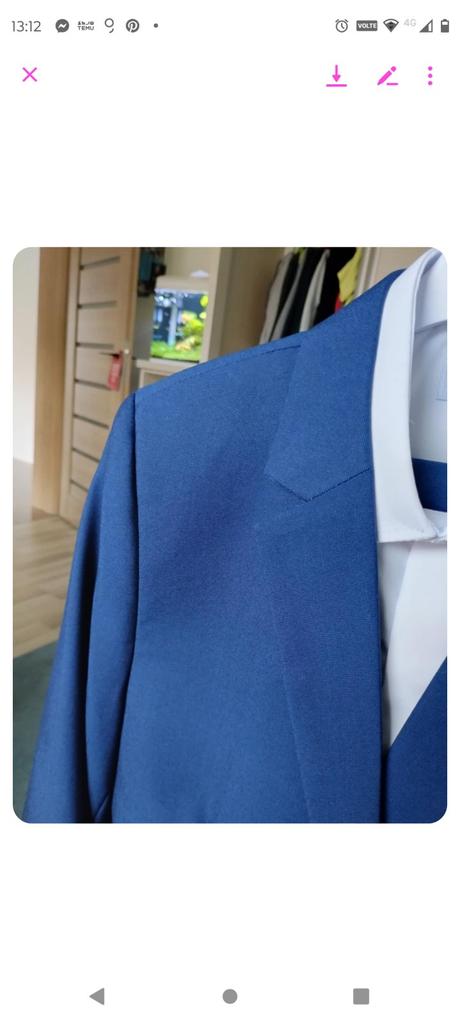 Oblek+košeľa+opasok+topánky+motýlik, 152