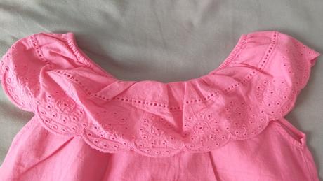 Carmen tričko s madeirou, h&m,122