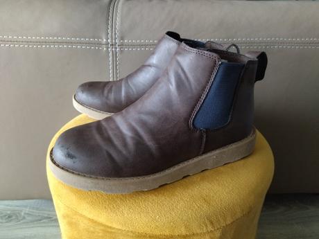 Kožené kotníkové topánky, 33