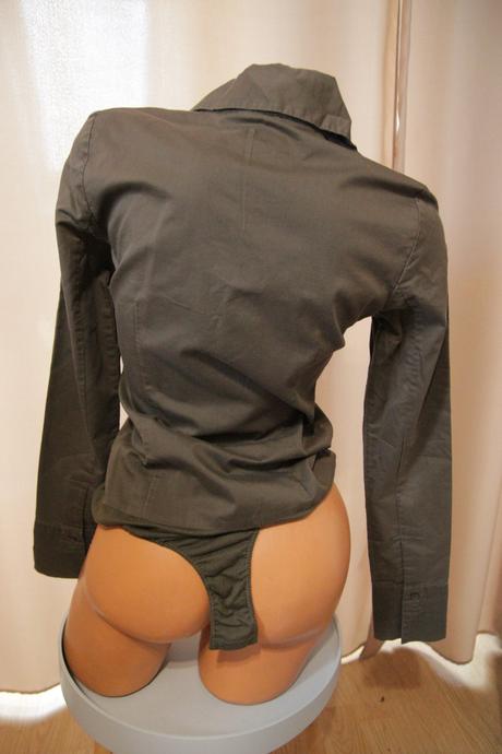 Khaki body košeľa hallhuber, m, m