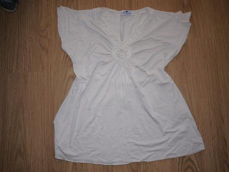 Tričko s hačkovanou aplikáciou 1x oblečené, s