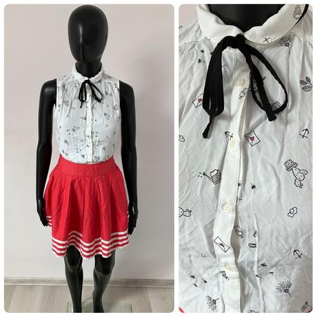 Dámska vzorovaná blúzka (36), clockhouse,s