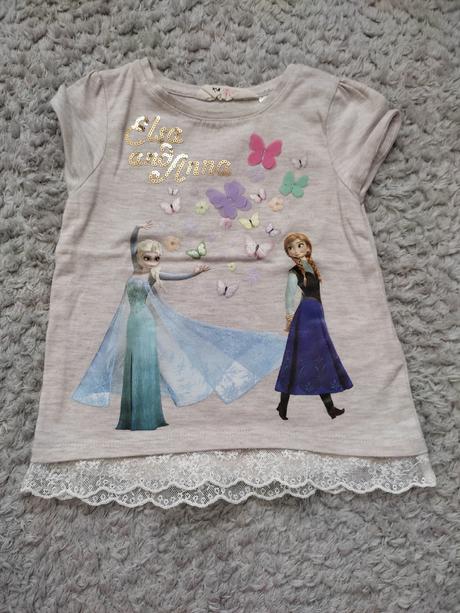 Tričko frozen,18-24m, h&m,92