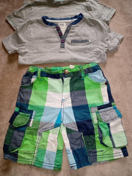 2x tričko + 2x kraťasy, f&f,98