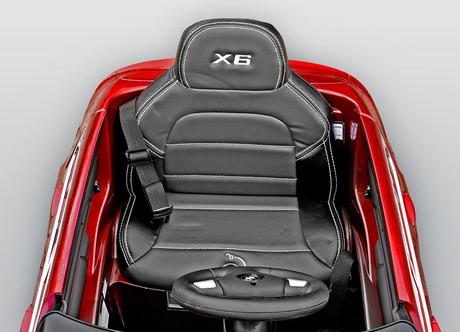 Elektrické autíčko bmw x6 luxury, lak, 12v, čalúne,