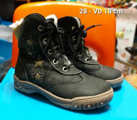 Zimné topánky kožené 28 - vd 18 cm, 28