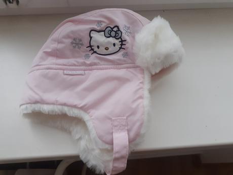 Dievčenská čiapka hello kitty, h&m,50