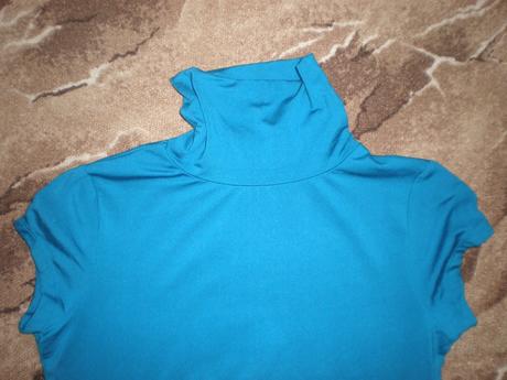 Elegantné tyrkysové tričko, xs