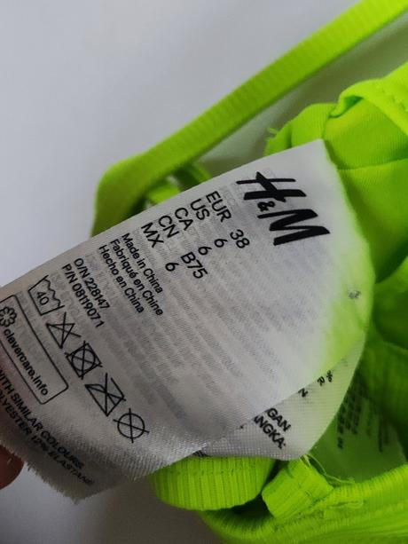 Neónové plavky h&m, h&m,m