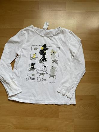 Biele tričko, palomino,140