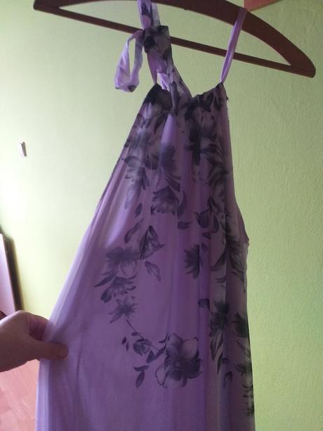 Dlhe šaty s podtlačou, l / xl