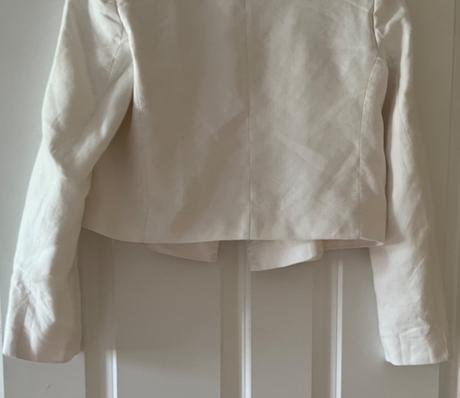 Biele ľanové elegantné sako, reserved, xs/34, reserved,xs