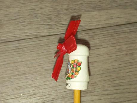 Holandský veterný mlyn do záhrady, do kvetináča, 