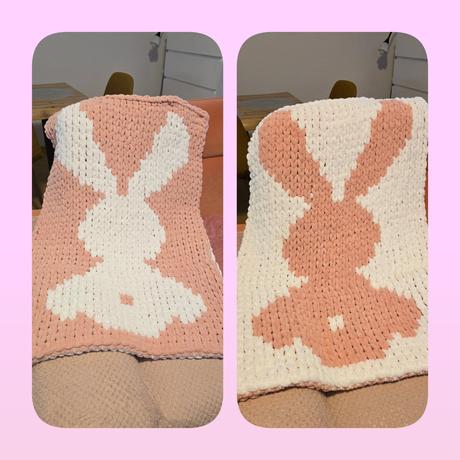 Personalizovaná detská deka zajko., 