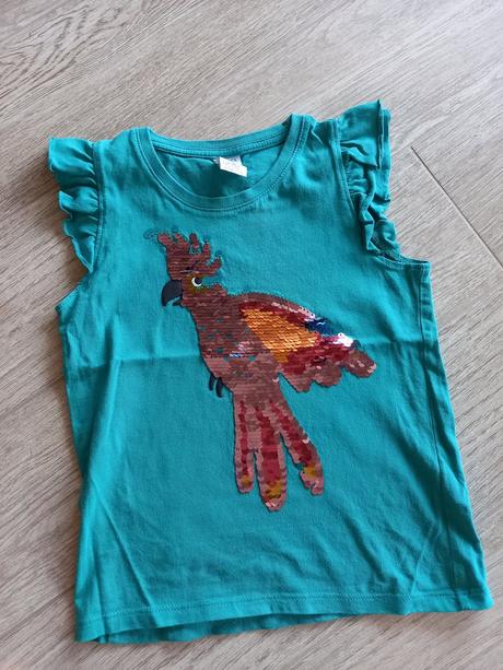 Tricko s flitrami, lindex,110