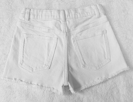 Biele rifľové kraťasy, zara,134