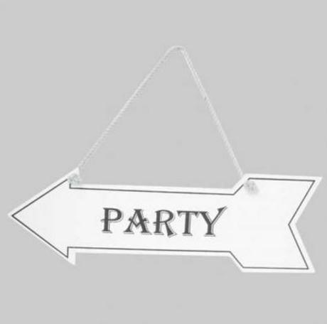 Závesná tabuľa "party", 