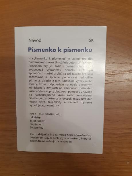 Vedomostna hra pismenko k pismenku,