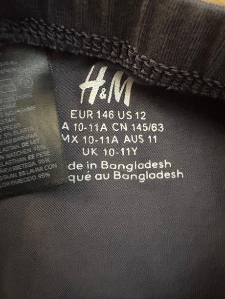 H&m antracit šortky 140, h&m,140