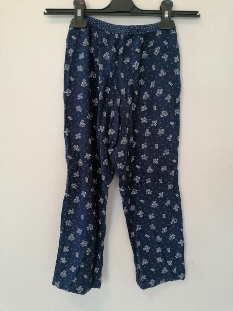 Letné nohavice kvietky pre 8_9r, h&m,134
