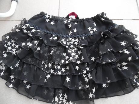 Tylová hviezdičková suknička, 152