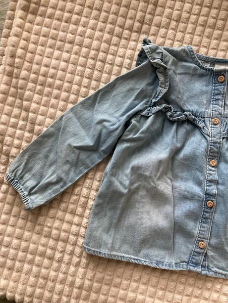 Riflová blúzka, h&m,98