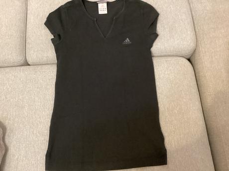 Tričko cierne, adidas,l
