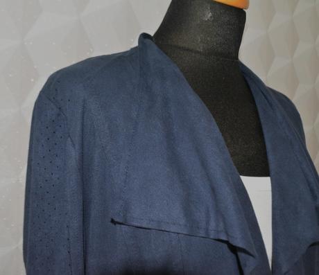 Tmavomodrý blejzer, liv, veľ. l, l