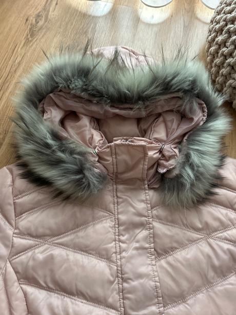 Kvalitná vetrovka sportalm 38 s pravou kožušinou, le coq sportif,m