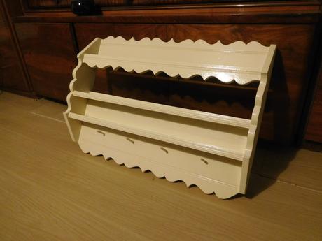 Drevená polica retro,, 