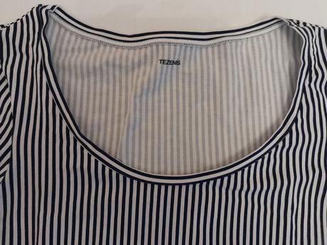 Modro-biele tričko tezenis, tezenis,xs