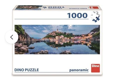 Puzzle dino chorvátsko krk vrbnik 1000, 