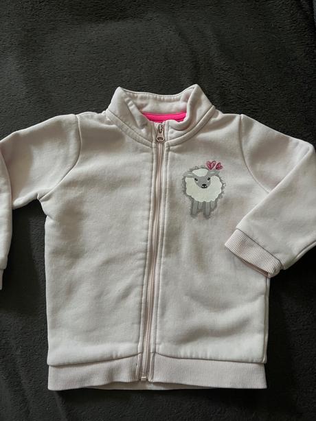 Mikinka ružová s ovečku, lupilu,74