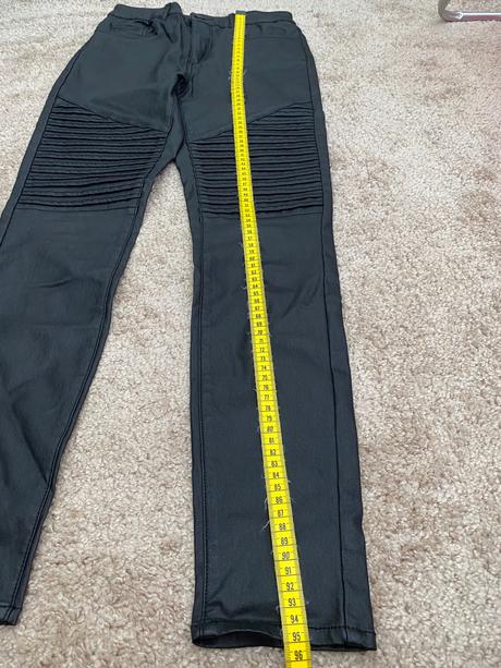 Koženkové nohavice, vero moda,s