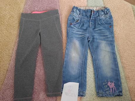 Nohavice športové a rifle c. 86, h&m,86