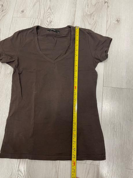 Tričko s výstrihom do v, vero moda,l