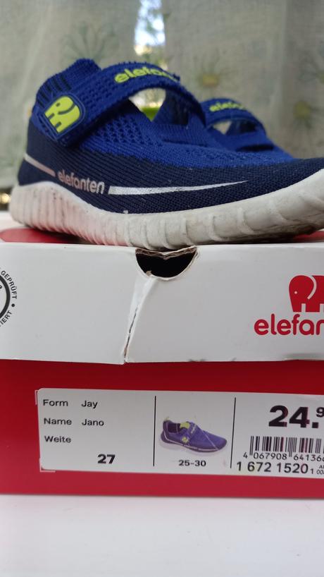 Tenisky č 27, elefanten,27