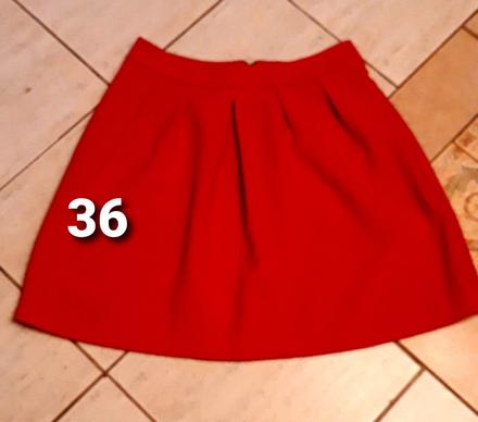 Červena sukna 36, stradivarius,36